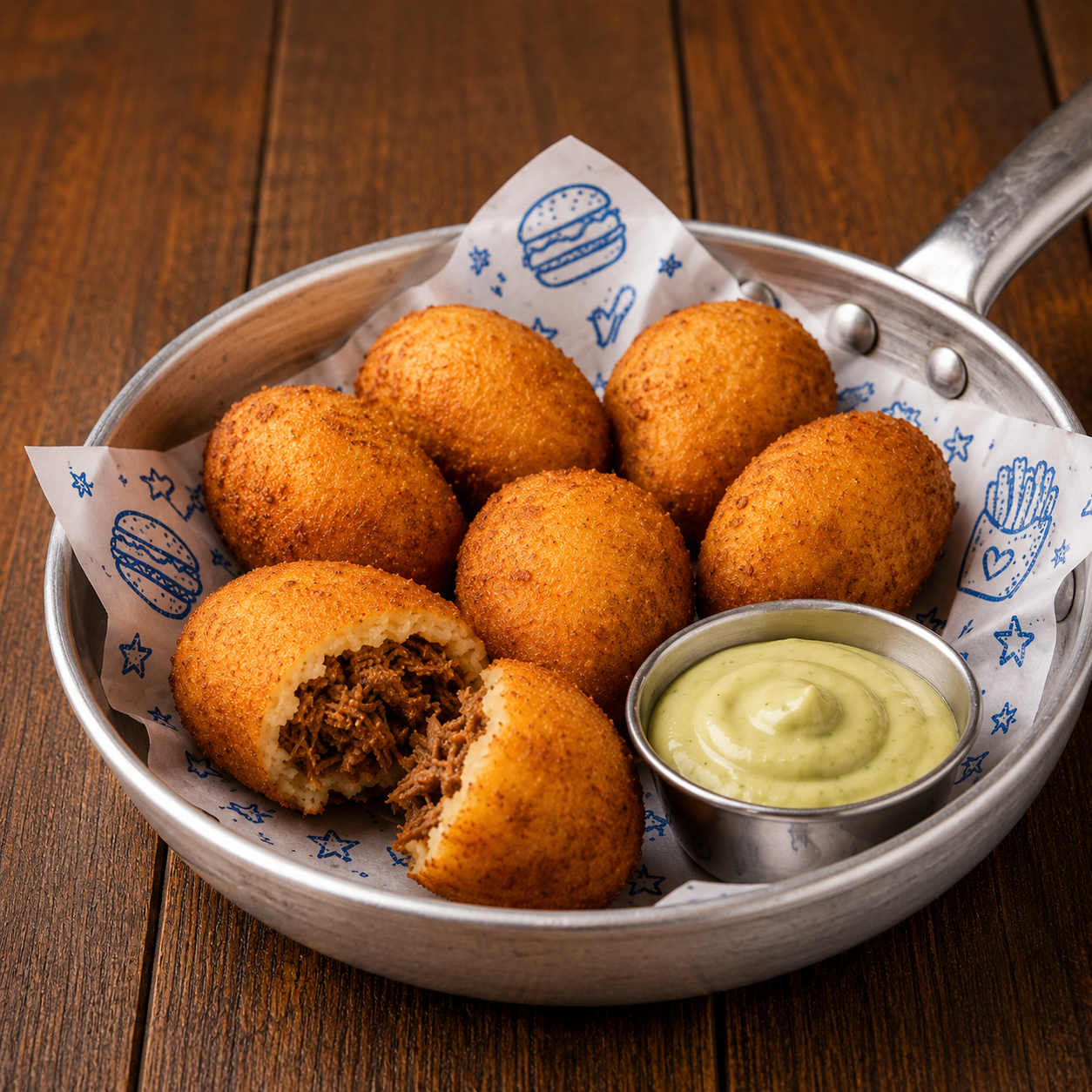 Bolinhos e petiscos crocantes